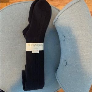 BRAND NEW!! navy blue knee high socks